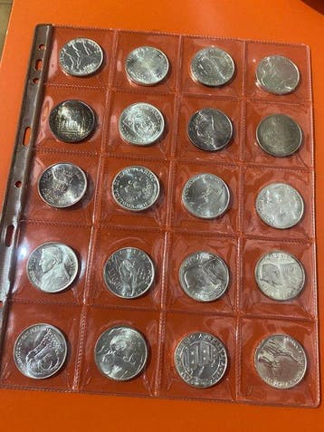 San Marino, Vaticaan. 1000 Lire 1977/1993, Lotto di 10