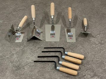 Veiling - Schwan stukadoorsgereedschap set 9-delig, Nieuw