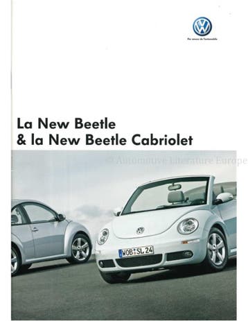 2005 VOLKSWAGEN NEW BEETLE (CABRIO) BROCHURE FRANS (BE), Nieuw