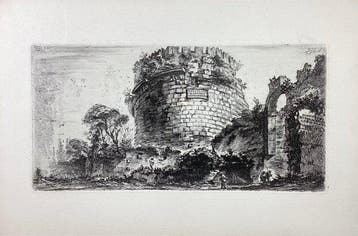 Giovanni Battista Piranesi (1720-1778) - Sepolcro di Cecilia