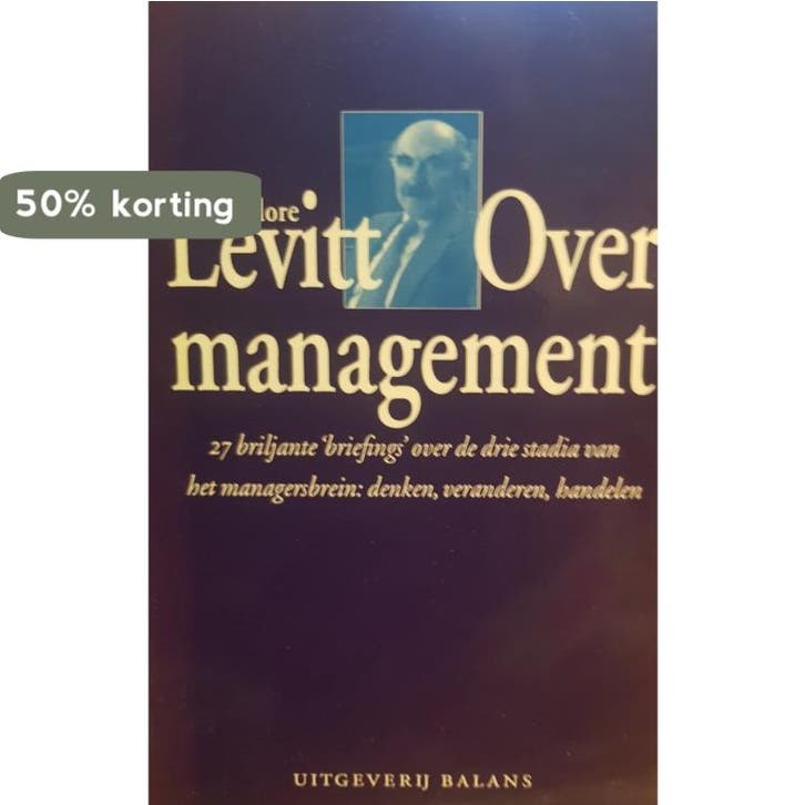 Over management 9789050181204 Levitt, Boeken, Economie, Management en Marketing, Gelezen, Verzenden
