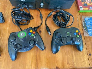 Microsoft - Xbox original - (PAL) Set + 2 Controllers + DVD, Nieuw