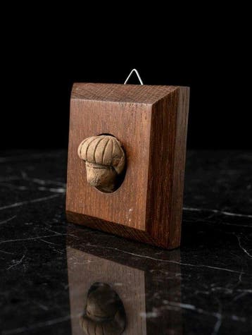 Teotihuacán Terracotta Hoofd met ribbelige hoofdtooi 3e tot, Antiek en Kunst