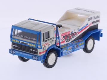 Schaal 1:50 Portegies truck models DAF Turbotwin II Parij..., Ophalen of Verzenden, Gebruikt