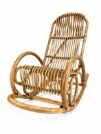 Schommelstoel - Rattan, Bamboe