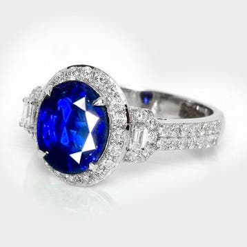 Sans prix de réserve - Bague - 14 carats IGI 3,15 ct Deep, Nieuw