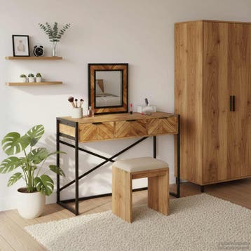 vidaXL Kaptafel Bruin 100 x 40 x 120 cm Massief Acacia Hout, Verzenden, Nieuw