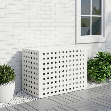 vidaXL Air Conditioner Hoes Wit 100 x 50 x 70 cm Staal, Electroménager, Verzenden