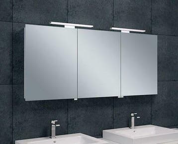 Luxe spiegelkast +Led verlichting 140x60x14cm, Ophalen of Verzenden, Nieuw