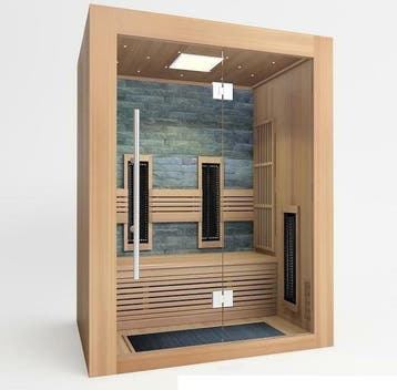 Infrarood Sauna PROMO bij SuperSauna, € 200.- KORTING!!, Sport en Fitness, Sauna, Ophalen of Verzenden, Nieuw, Infrarood, Complete sauna