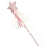 Prinsessenjurk - Toverstaf - Roze - Kleedje, Verzenden, Nieuw
