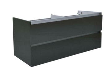 Vision onderkast dubbel+4 laden 120x46 hoogglans grijs, Ophalen of Verzenden