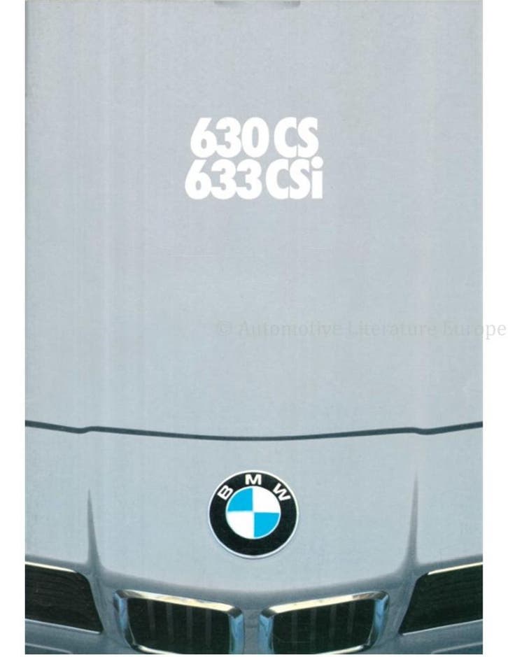 1978 BMW 6 SERIE BROCHURE NEDERLANDS, Livres, Autos | Brochures & Magazines