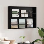 vidaXL Tijdschriftenrek Zwart Eiken 100 x 12 x 70 cm Bewerkt, Verzenden, Nieuw