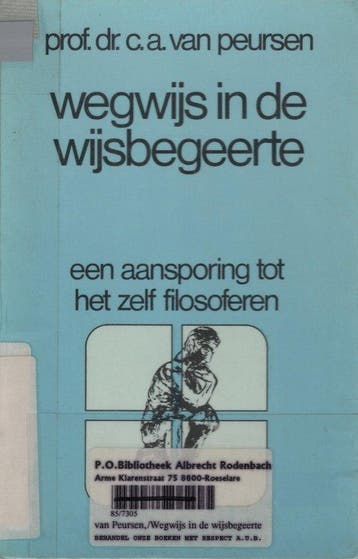 Wegwijs in de wijsbegeerte 9789010030863 Peursen, Boeken, Verzenden, Gelezen, Peursen
