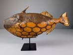 clowntriggervis Taxidermie volledige montage - Balistoides, Nieuw