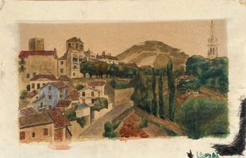 Louis Touchagues (1893–1974). - Village du Sud de la France