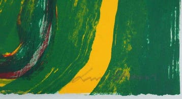 Bengt Lindström (1925-2008) - Couple de personnages verts :