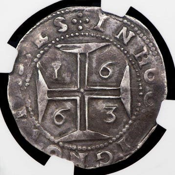 Portugal. D. Afonso VI (1656-1667). Cruzado (400 Reis) 1663