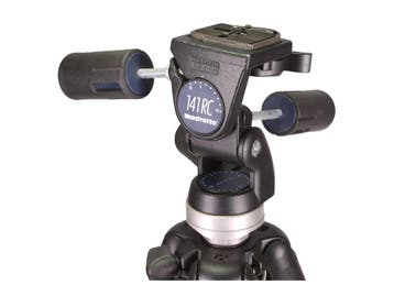 Manfrotto statief 055B met 141 RC kop - 1 jaar garantie, Ophalen of Verzenden