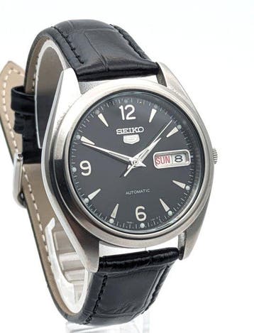 Seiko - Seiko 5 - Black Dial - Zonder minimumprijs -