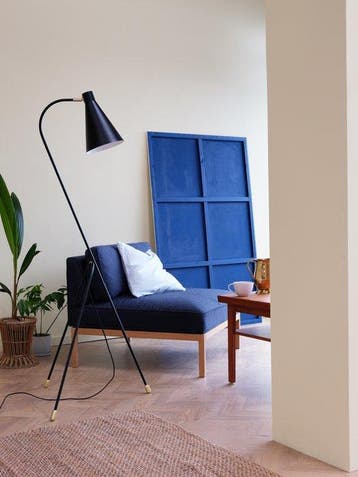 Dyberg Larsen - Lampadaire - Miles - Black - Métal - Sans