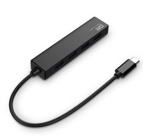 DrPhone DM03 Type-C Adapter Hub met 4x USB 3.0 High Speed, Computers en Software, Overige Computers en Software, Nieuw, Verzenden