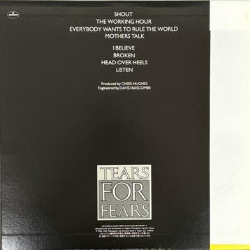 Tears For Fears - Songs From The Big Chair - LP album (op, Nieuw in verpakking