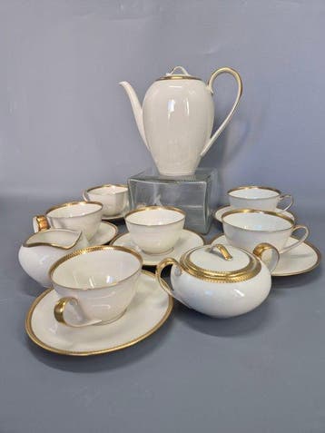 Hutschenreuther Hohenberg Kaffeeservice – Porzellan mit, Antiek en Kunst
