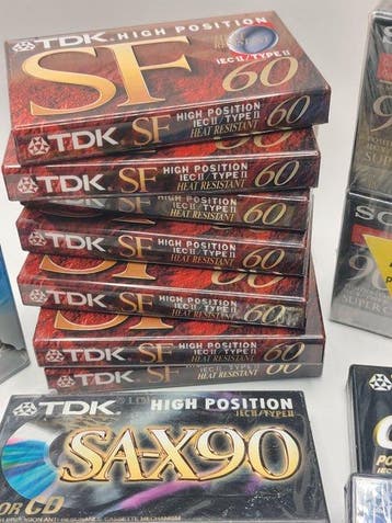 TDK - Type II Lege audiocassette - Diverse modellen