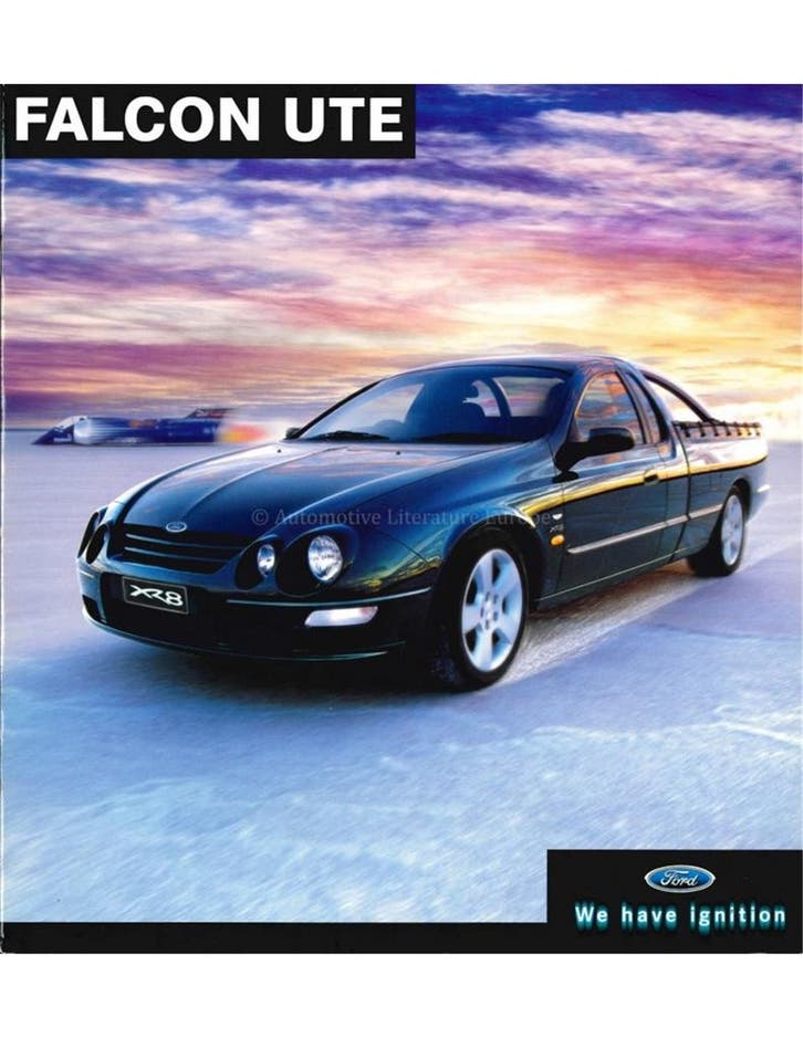 2001 FORD FALCON UTE BROCHURE ENGELS, Boeken, Auto's | Folders en Tijdschriften