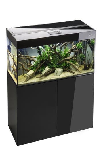 Osaka Glossy aquarium 100 Black + Meubel (Aquaria & meubels), Animaux & Accessoires, Ophalen of Verzenden, Leeg aquarium
