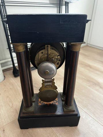 Pendule - Hout, Koper, Messing - 1850-1900, Antiek en Kunst