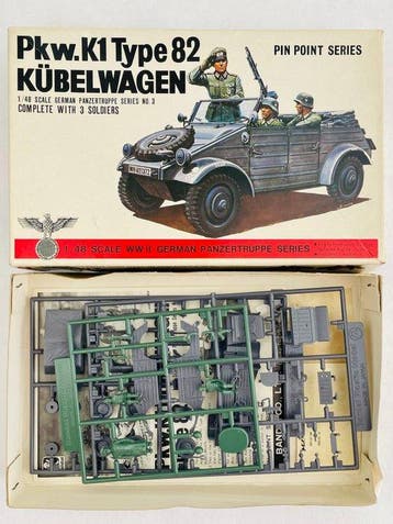 Airfix, Bandai 1:48 - Modelbouwdoos (5) - Bandai Pkw.K1 Type, Nieuw