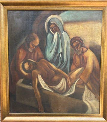 Otto van Rees (1884-1957) - Graflegging van Christus (exacte