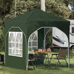 vidaXL Pop-up Feesttent 192 x 192 x 245 cm Groen, Verzenden, Nieuw