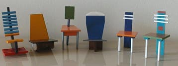 artigiano - Jil Shon - Stoel (6) - Beuken - collectie, Antiek en Kunst
