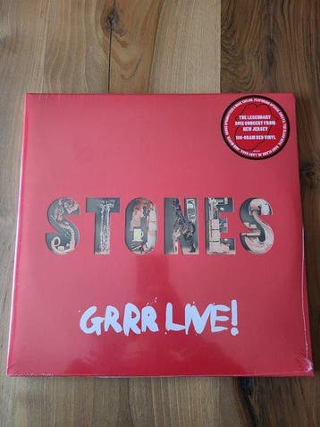 Rolling Stones, Grrr Live! - Red records - 3 x albums LP, Cd's en Dvd's, Nieuw in verpakking