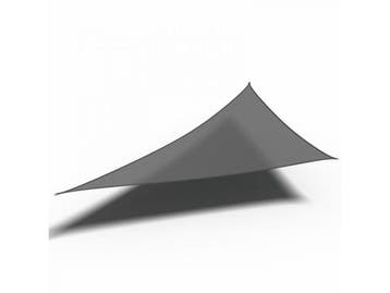 Veiling - Schaduwdoek driehoek gelijkzijdig 3x3x3m grijs, Jardin & Terrasse, Voiles d'ombrage
