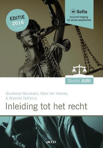 Inleiding tot het recht / Studie Juri 9789462926660, Verzenden, Zo goed als nieuw, Rozemie Defrancq