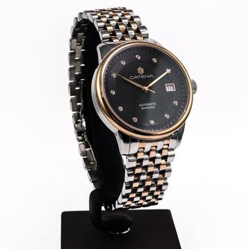 Catena - Automatic Diamond Swiss Watch - CAD028-2AM - Sans