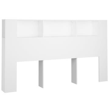 Hoofdbordkast wit 180cm | Retour deal | Sla je slag, Huis en Inrichting, Slaapkamer | Bedden, Overige materialen, Verzenden, Wit
