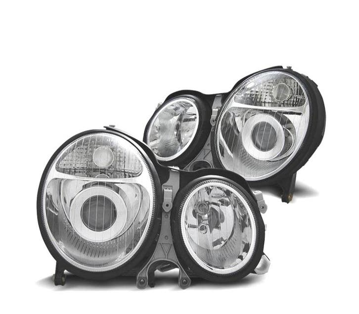 PHARES PROJECTEUR MERCEDES ET TRANSPARENT W210 99-02, Autos : Pièces & Accessoires, Éclairage, Envoi