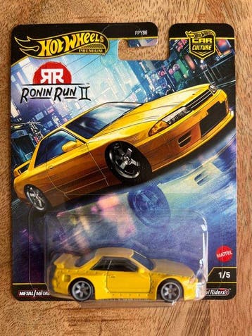 Hot Wheels 1:64 - Modelauto (10) - Nissan Skyline GT-R, Nieuw