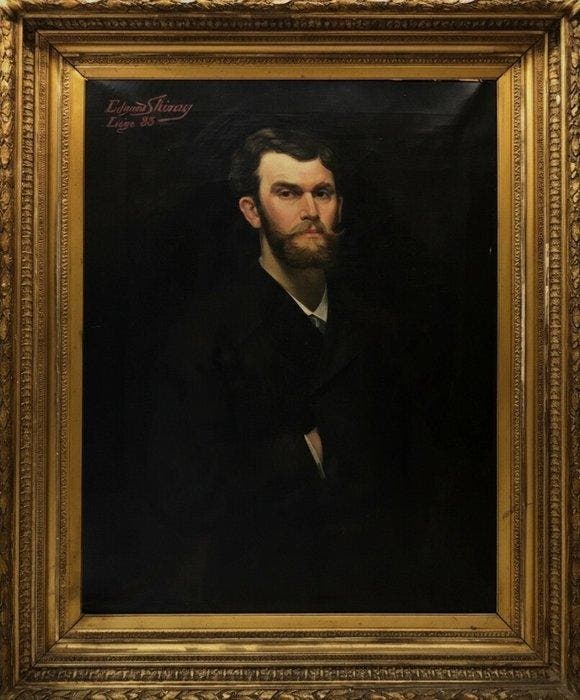 Belgian School (c. 1870) signed Edmond Strivay -, Antiek en Kunst, Kunst | Schilderijen | Klassiek