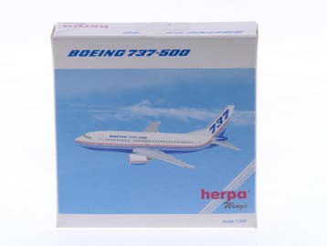 Schaal 1:500 Herpa 505444 Boeing Company Boeing 737-500 R..., Ophalen of Verzenden, Zo goed als nieuw