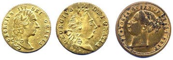 Koninkrijk Groot-Brittannië. George III-Victoria. Lot of 3
