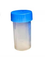 Plastic Potjes met Deksel     60 ml  10 stuks, Verzenden, Nieuw