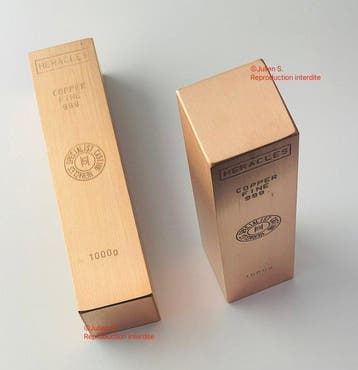 2 kilogram - Koper .999 - Copper - Fonderie Heracles -