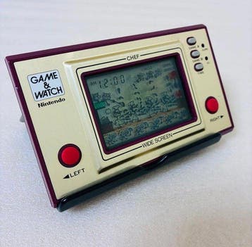 Nintendo - Game & Watch - Wide Screen - Chef FP-24 -